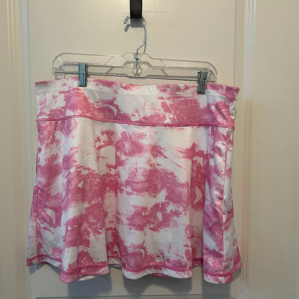 PGA Tour Pink Sunset (Tie Dye) Skort Women's Size XL